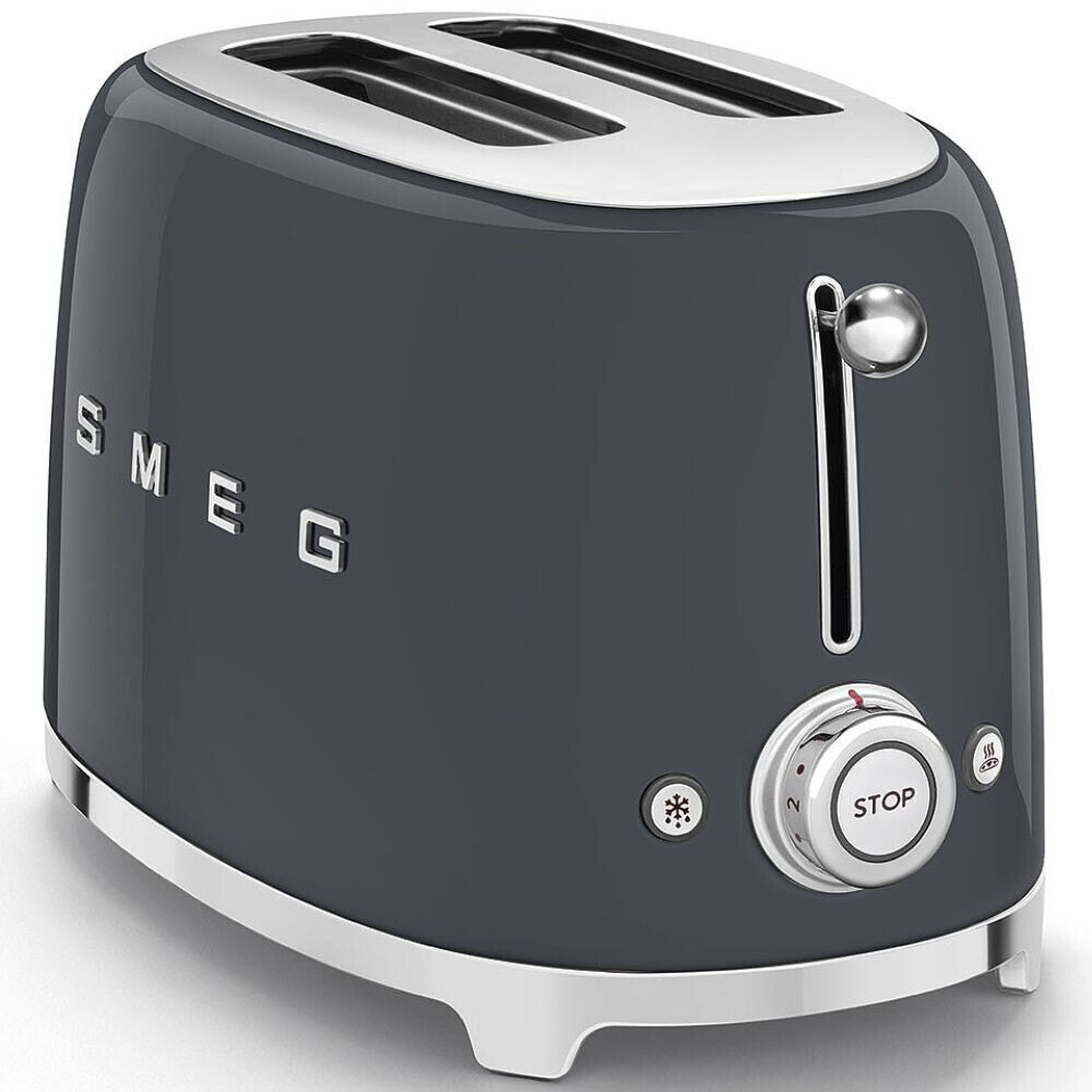 توستر اسمگ ایتالیا مدل SMEG TSF01GREU - دو شیار - نوک مدادی - طراحی رترو